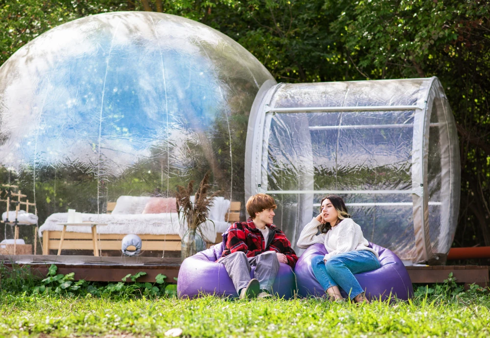 tunnel inflatable bubble tent