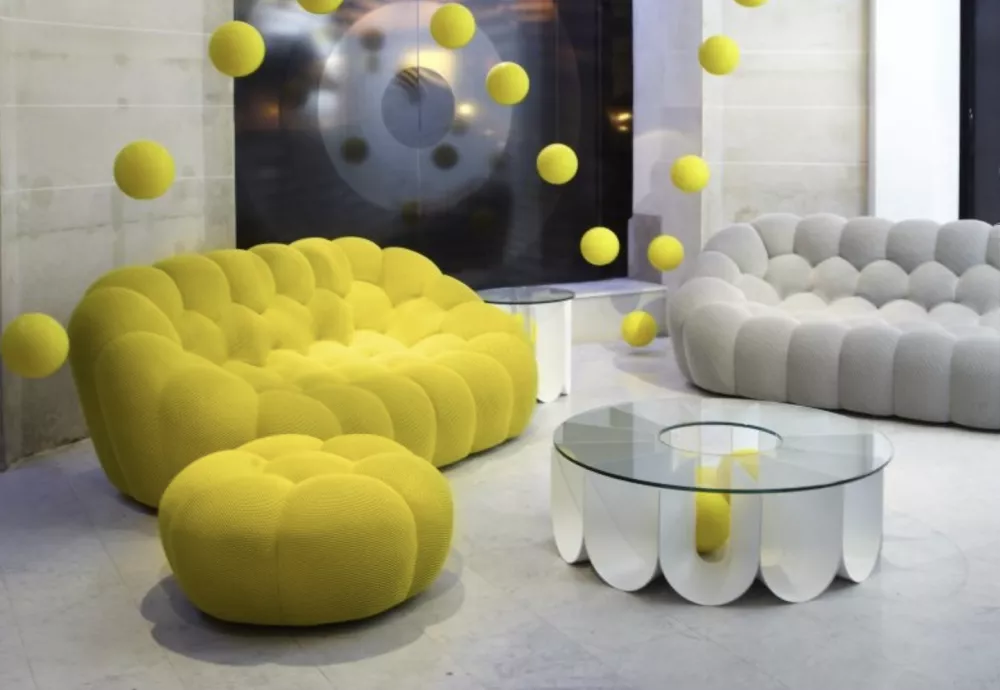 bubble curved sofa